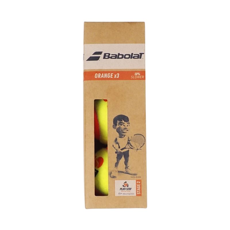 Babolat Stage 2 Orange tennis balls 3 pcs. 116070 Accessories/Balls/Tennis/Babolat Your Sports Performance