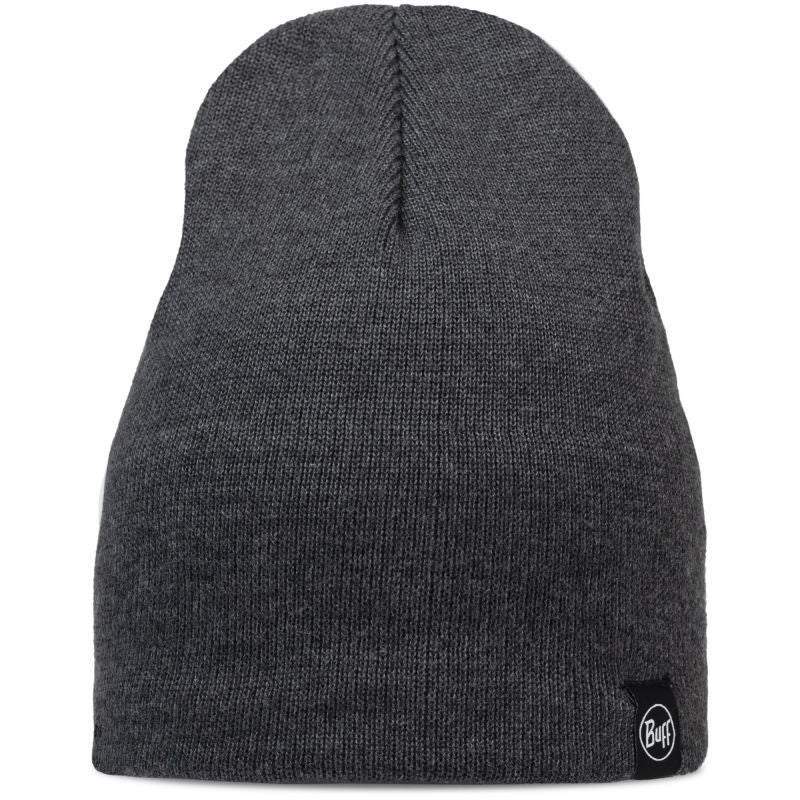 BUFF Knitted & Fleece Band Beanie LILON SHORT GREY HEATHER