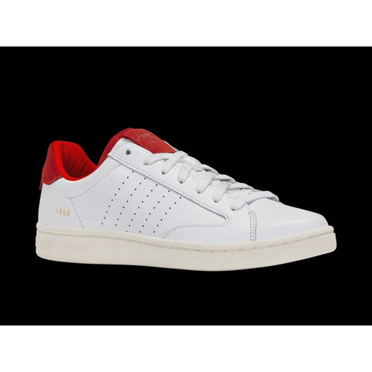 K-swiss LOZAN KLUB LTH WHITE/MARS RED/SNOW WHITE-M sneakers (07263-113-M) K- Swiss