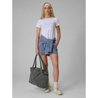 Women's slim T-shirt with print 4F 4FRAW26TTSHF4373-10S