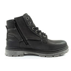 Wrangler Allan Mid men's boots, Chelsea boots, elegant leather, black Wrangler