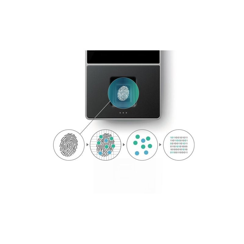 Safescan TimeMoto TM-626 Black Token with Chip, Fingerprint, Password, Proximity Card AC TFT Wired LAN Auto ID/Rejestratory czasu pracy Your Sports Performance