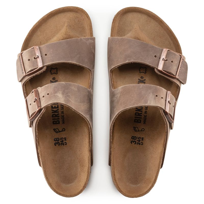 Birkenstock Arizona Tabacco Brown narrow men's flip-flops (0352203) Footwear/Lifestyle/Brinkenstock/Klapki/chodaki Birkenstock