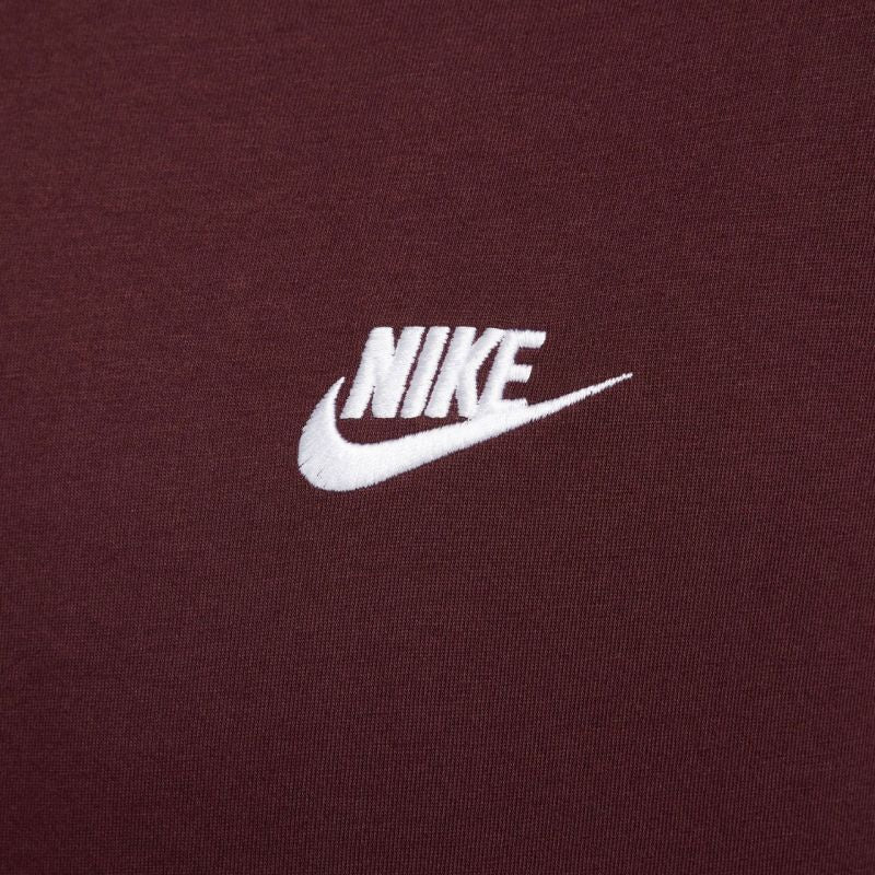 Men’s Nike Club Tee T-Shirt burgundy AR4997 652