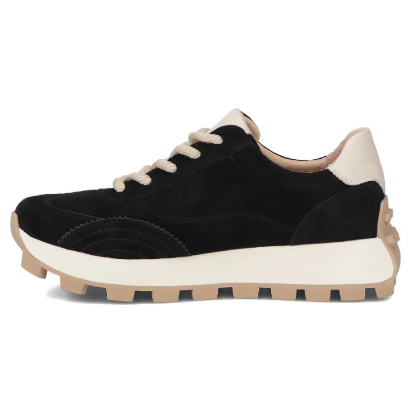Leather platform sneakers black Filippo DP7498