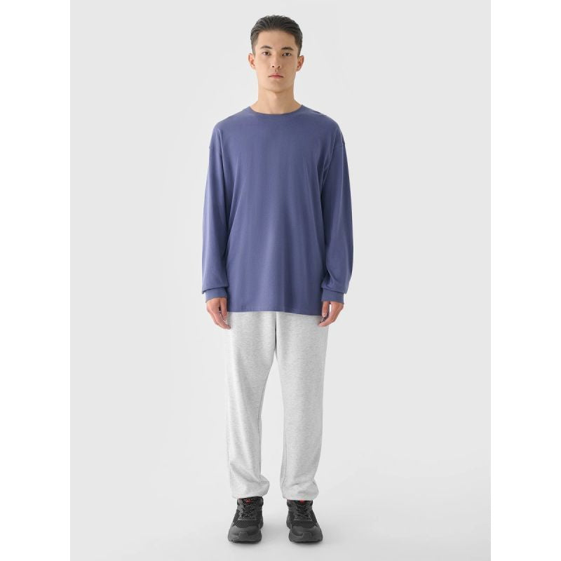 Men's oversize longsleeve with print 4F 4FRAW24TLONM507-32S *Kategoria tymczasowa Your Sports Performance