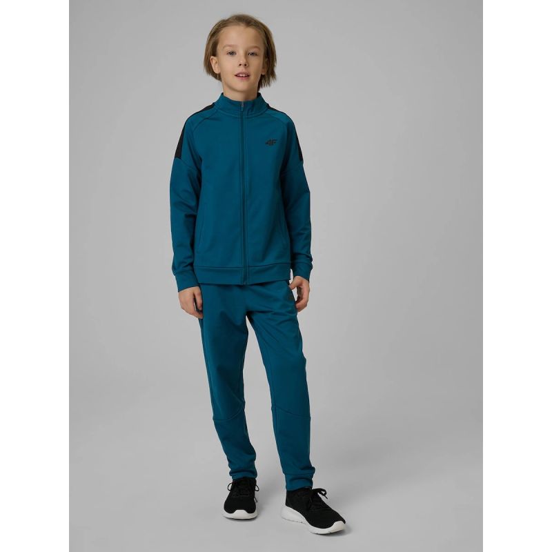 Regular sports sweatshirt without hood for boys 4F 4FJRSS26TFSWM0991-46S 4f