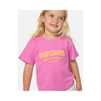 RIP CURL Surf Puff Relaxed Tee - Girl Pink