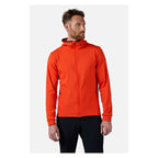 ROSSIGNOL Men's Mid Layer Thin Fz Sweatshirt Orange