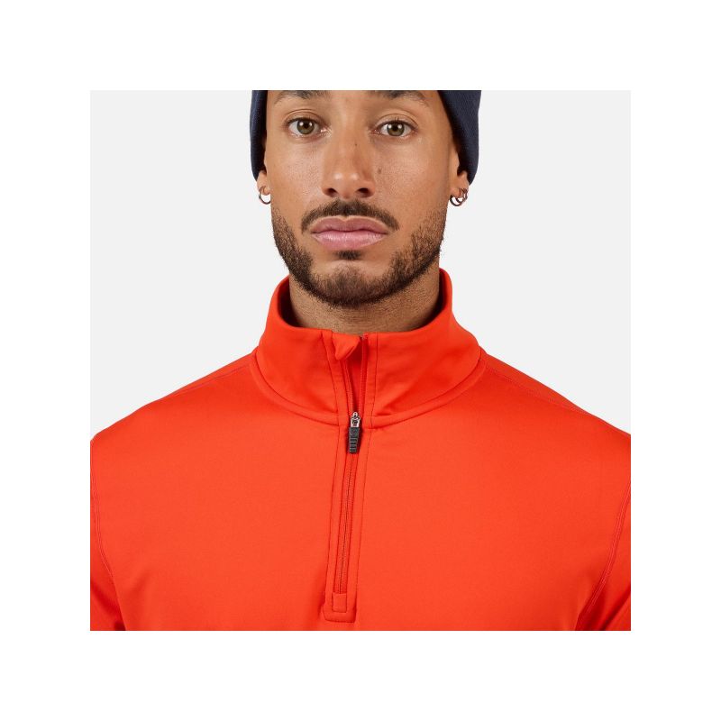 ROSSIGNOL MID LAYER STRETCH HZ men's sweatshirt orange