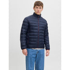 Jack&Jones men's down jacket JJEBRADLEY LIGHT PUFFER COLLAR NOOS 12280971 SKY CAPTIN In preparation Your Sports Performance