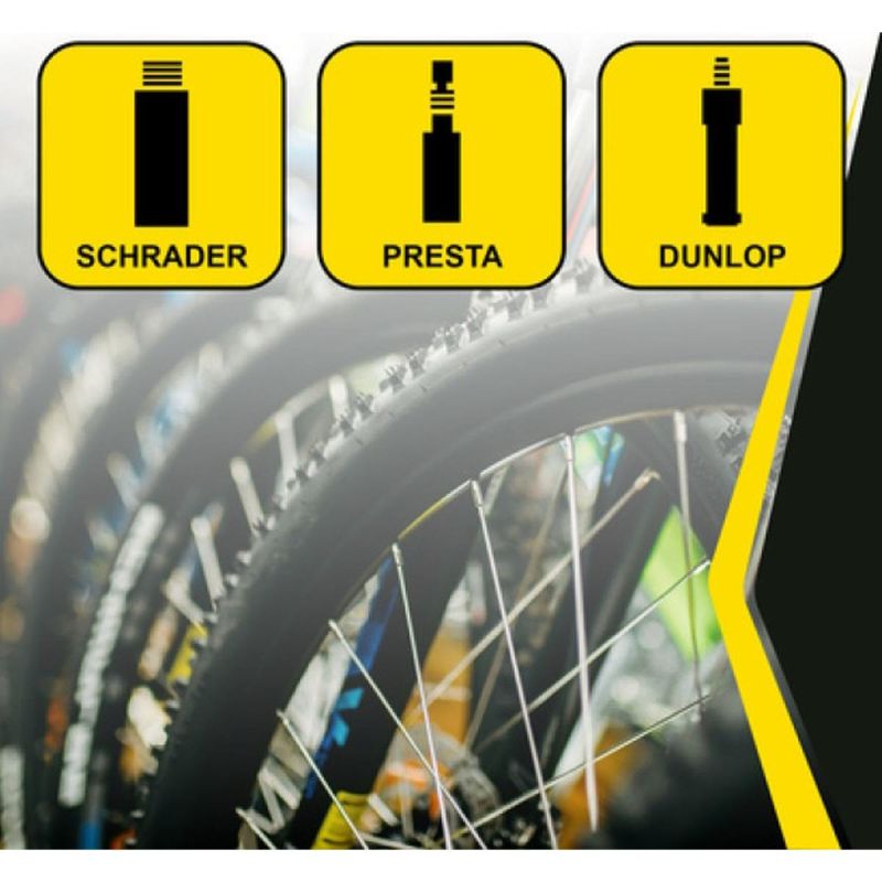DUNLOP WORKSHOP BICYCLE PUMP 230 PSI (16 Bar) WITH MANOMETER RED Sport/Rowery/Akcesoria Rowerowe/Pompki Your Sports Performance