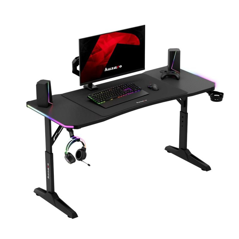 Huzaro Hero 3.6 RGB Black Gaming Desk Gaming PC/Stoliki i biurka Your Sports Performance