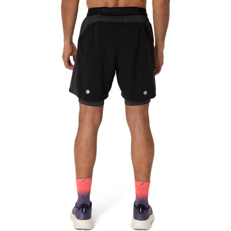Asics Road 2N1 7IN Shorts M 2011D246001 Clothing/Running Asics
