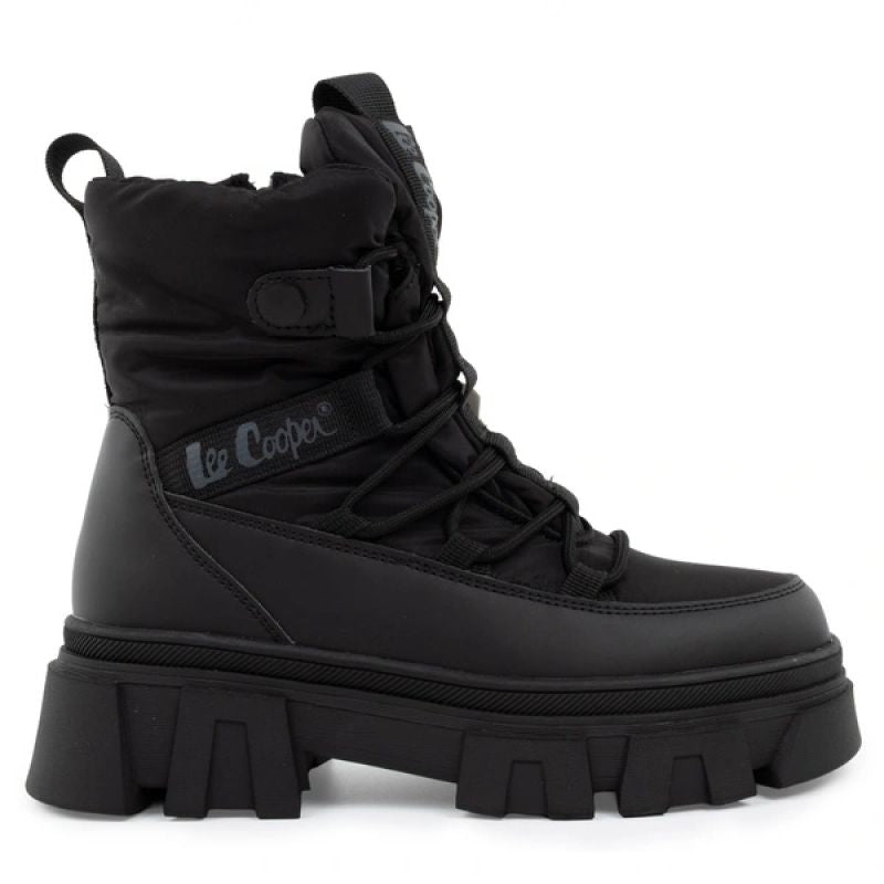 Lee Cooper Women’s Black Insulated Winter Boots with Zip
