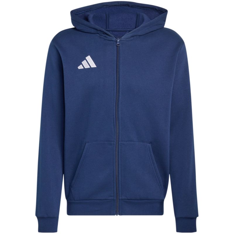 adidas Entrada 26 Full Zip Hoody for Kids Navy Blue KH1784 In preparation Your Sports Performance