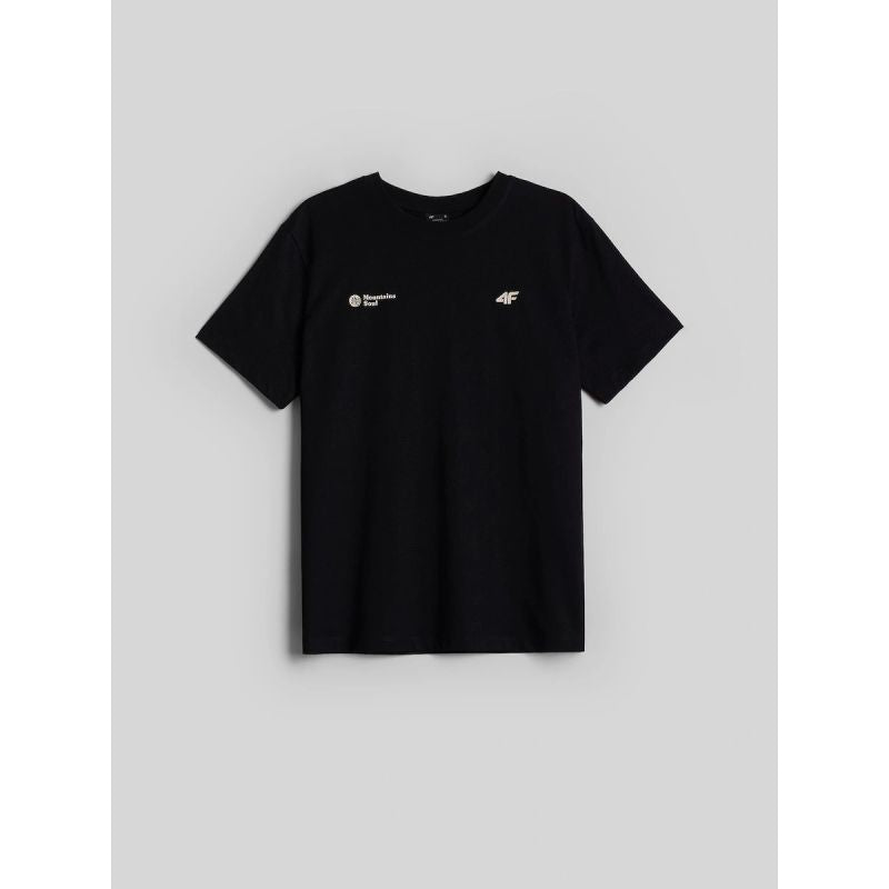 Women's loose T-shirt with print 4F 4FKAW26TTSHF4507-20S
