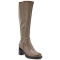 Women’s Khaki Heeled Boots Potocki SZ12861