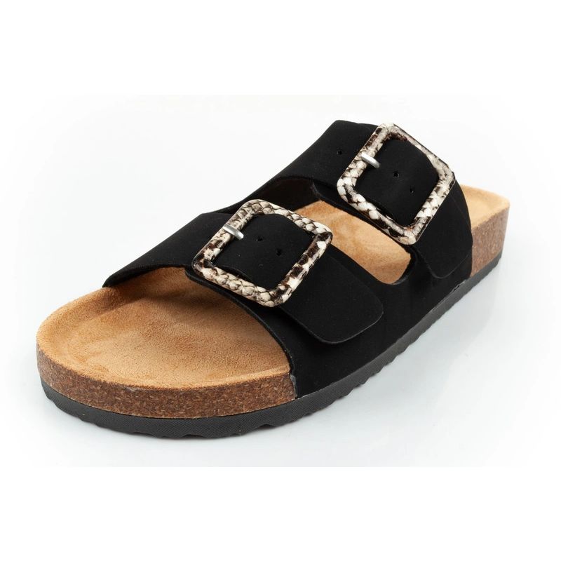 Lee Cooper women's slip-on shoes, black suede, comfortable, lightweight Lee Cooper