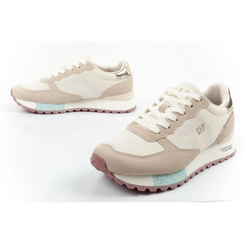 Gap women's sports shoes Osaka beige sneakers comfortable fashionable Your Sports Performance
