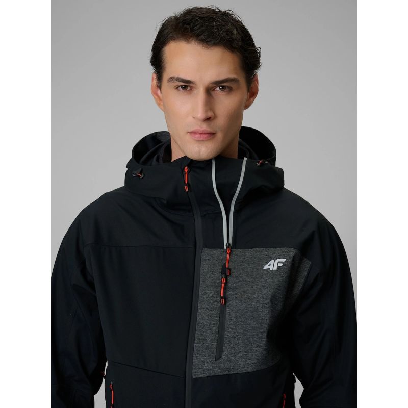Windproof softshell jacket 4F PRO 10000 membrane men's 4F 4FWSS26TSOFM541-20S 4f