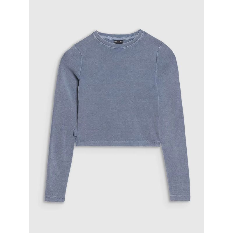 Longsleeve slim crop top plain girls 4F 4FJWSS25TLONF430-32S *Kategoria tymczasowa Your Sports Performance