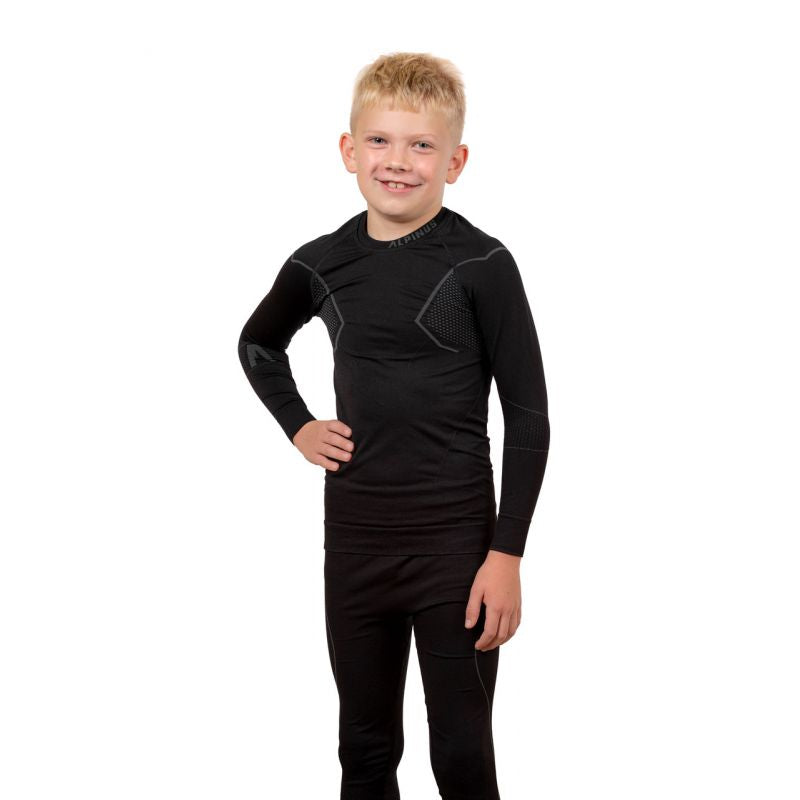 Thermoactive underwear Alpinus Active Set black and gray Jr GT43204 Clothing/Ski/Alpinus Your Sports Performance