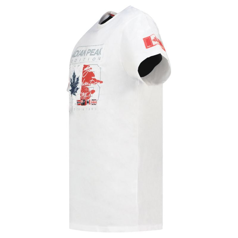 Canadian Peak JRUSTYEAK WHITE RM MEN 233 T-shirt (RBMSZ2063H/CP-BLANC) In preparation Your Sports Performance