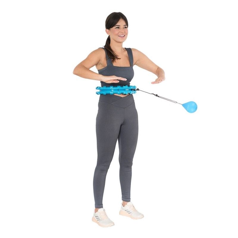 HMS HHW01 hula hoop with studs and weight, blue In preparation Your Sports Performance