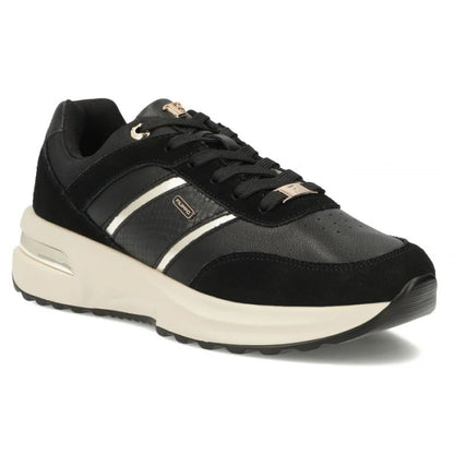Women's leather shoes, sneakers, black Filippo DP7772 Filippo
