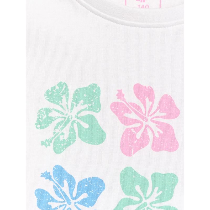 Girls' cotton T-shirt 4F 4FJRSS26TTSHF3982-11S