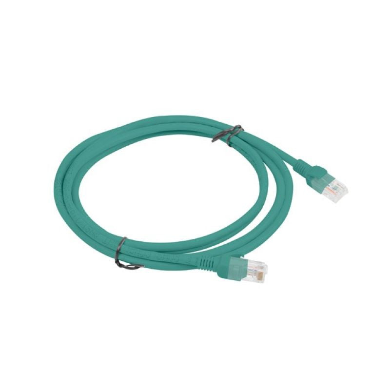 PATCHCORD CAT.5E UTP 1.5M GREEN FLUKE PASSED LANBERG 10-PACK Kable, gniazda i wtyki/Patchcable Your Sports Performance