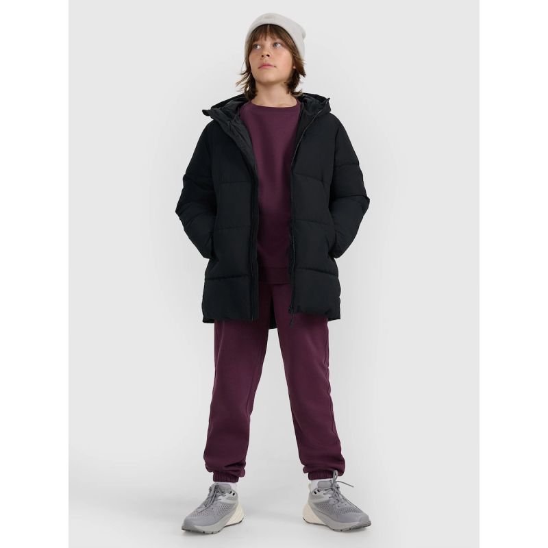 Boy's down jacket with synthetic filling 4F 4FJRAW25TDJAM0805-20S