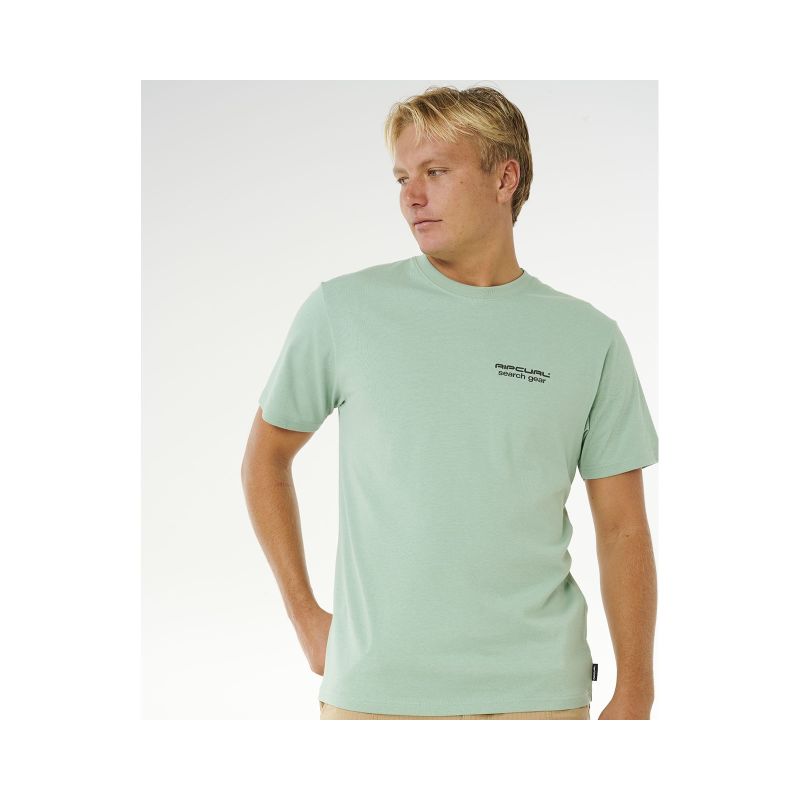 RIP CURL Vaporcool Search Peak Tee Green