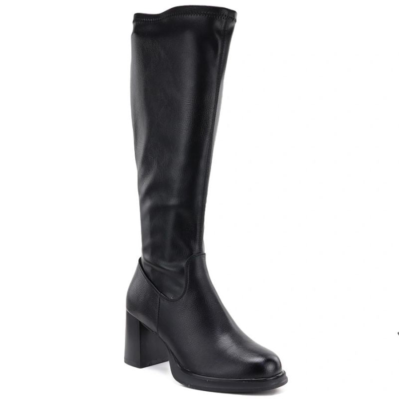 Black heeled women’s boots Potocki SZ12861