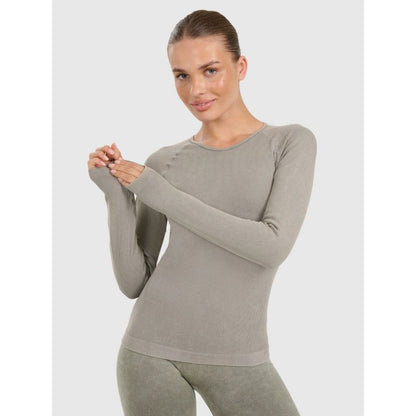 Women's quick-drying slim longsleeve for yoga and pilates 4F 4FWAW25TFLOF429-41A 4f