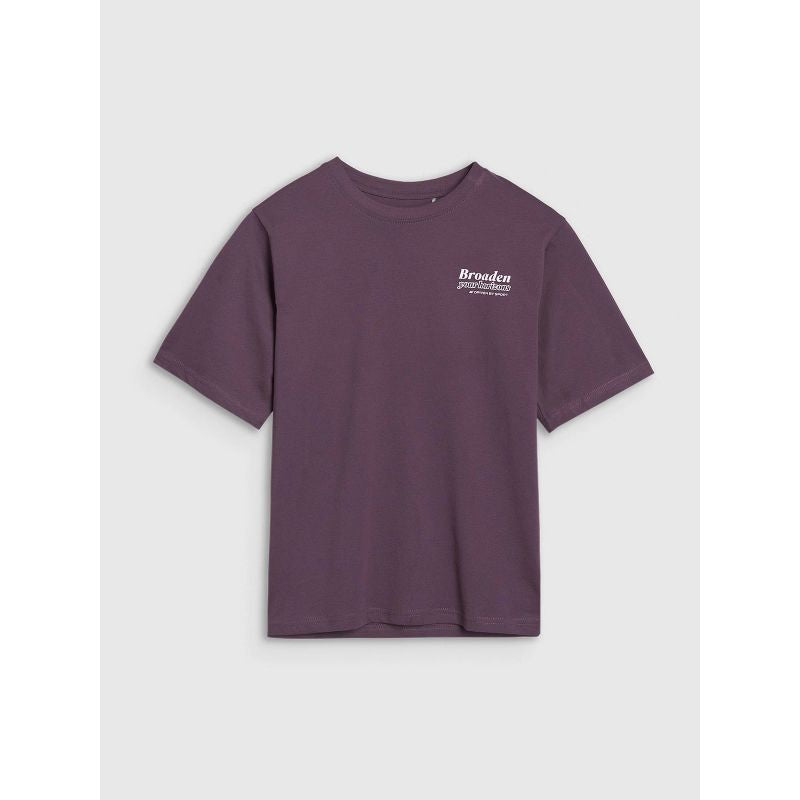 Girls' oversize T-shirt with print 4F 4FJRSS25TTSHF2586-50S *Kategoria tymczasowa Your Sports Performance
