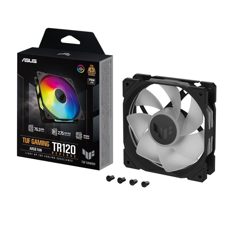 ASUS TUF Gaming TR120 ARGB Reverse fan Chłodzenie/Chłodzenie - wentylatory Your Sports Performance