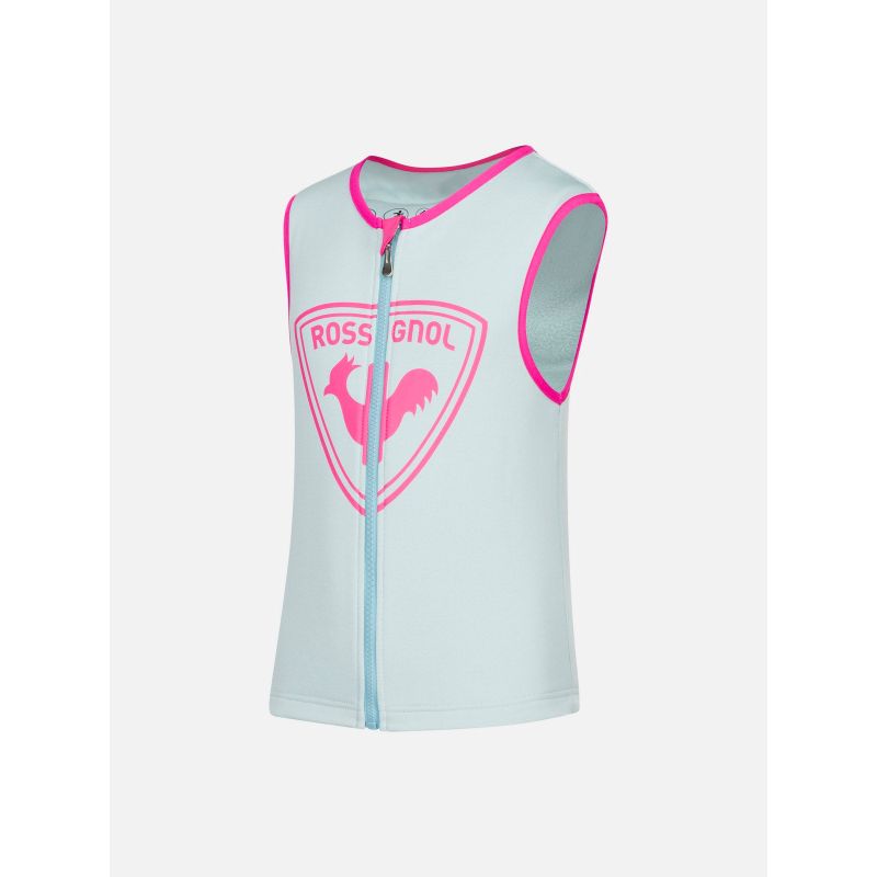 ROSSIGNOL FLEXVENT VEST KIDS AQUA blue children's ski protector Import z PMSport Your Sports Performance