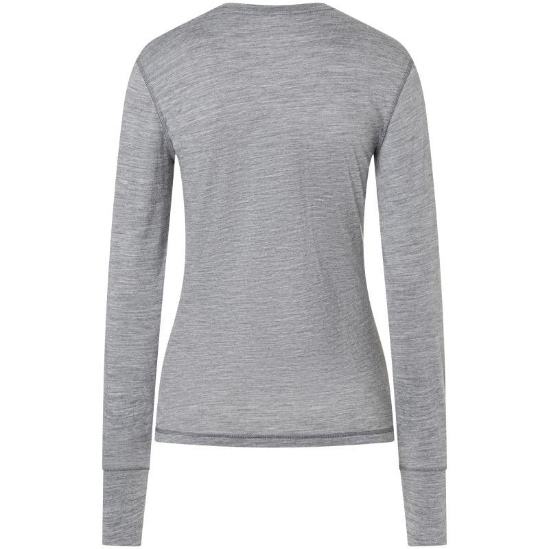 Women's long-sleeve top SUPER.NATURAL W SIERRA140 LS grey