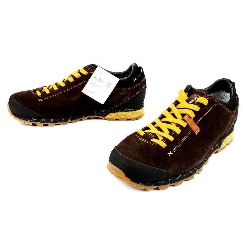 AKU Bellamont III Suede GTX Hiking Shoes - Brown/Yellow Footwear Your Sports Performance