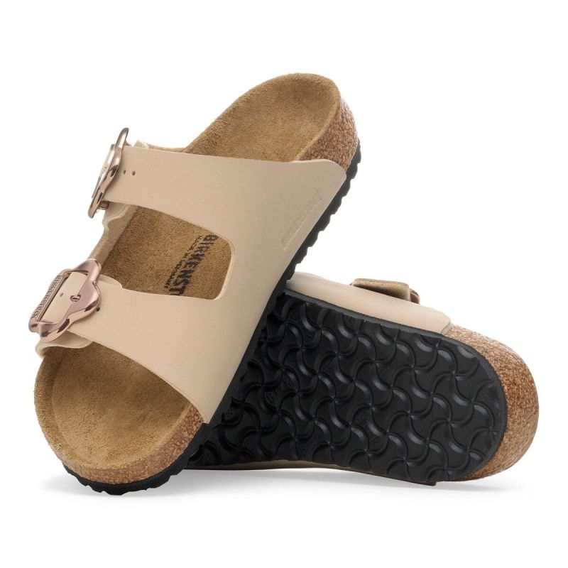 Birkenstock ARIZONA FLOWER BUCKLE KIDS 1030439 SANDCASTLE flip-flops (standard width) Birkenstock