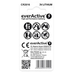 EVERACTIVE MINI CR2016 LITHIUM BATTERIES BLISTER 2 PCS CR20162BL Baterie, akumulatorki i ładowarki/Baterie Your Sports Performance