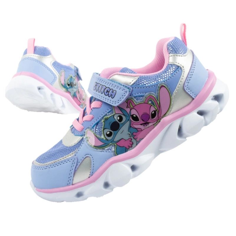 Leomil Stitch children's sports shoes, lightweight sneakers with Velcro LED In preparation Your Sports Performance