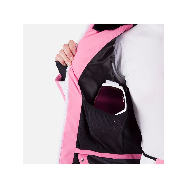 Rossignol W Pilot Down Jkt Jacket Pink Rossignol