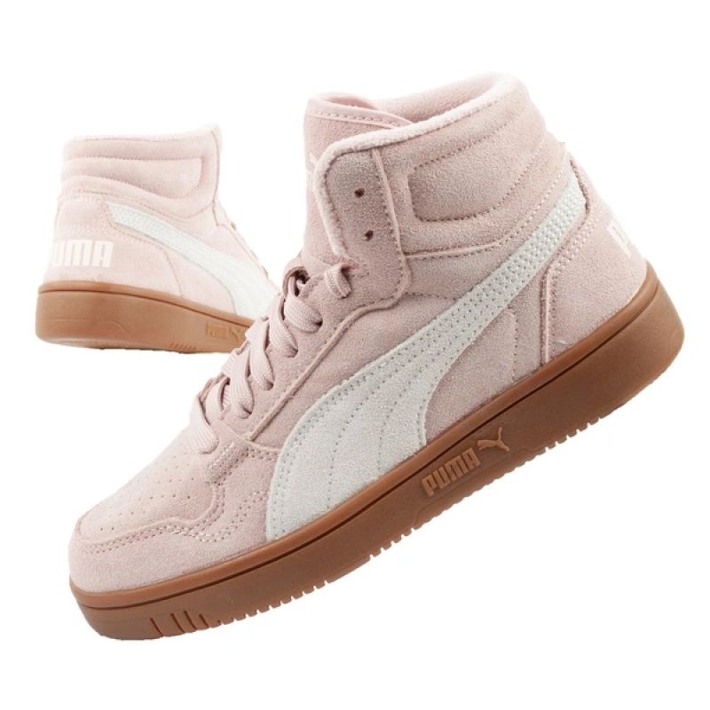 Puma Reb-L Mid women's sports shoes powder pink ankle boots for winter In preparation Your Sports Performance