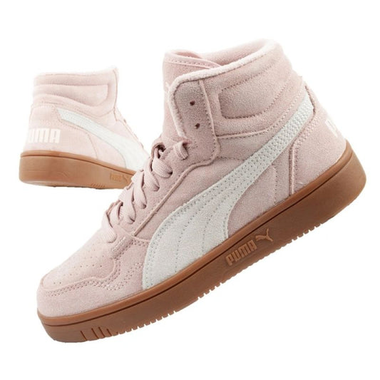 Puma Reb-L Mid women's sports shoes powder pink ankle boots for winter In preparation Your Sports Performance