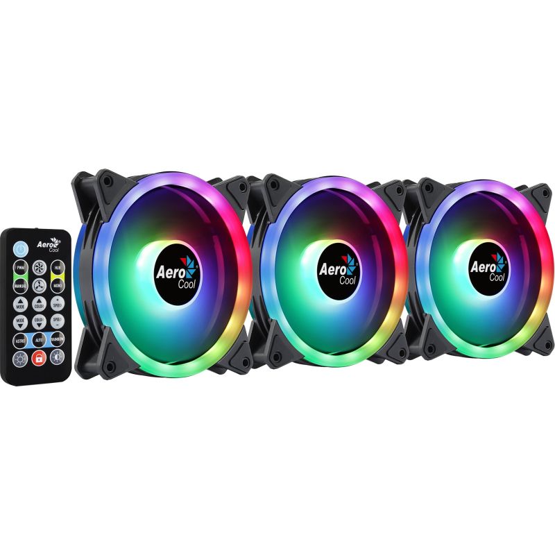 AEROCOOL FAN PGS DUO 12 PRO ARGB (3x120) Chłodzenie/Chłodzenie - wentylatory Your Sports Performance