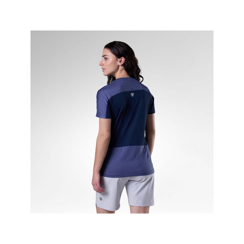 ROSSIGNOL W Hiking Tee Navy Blue Women's T-shirt