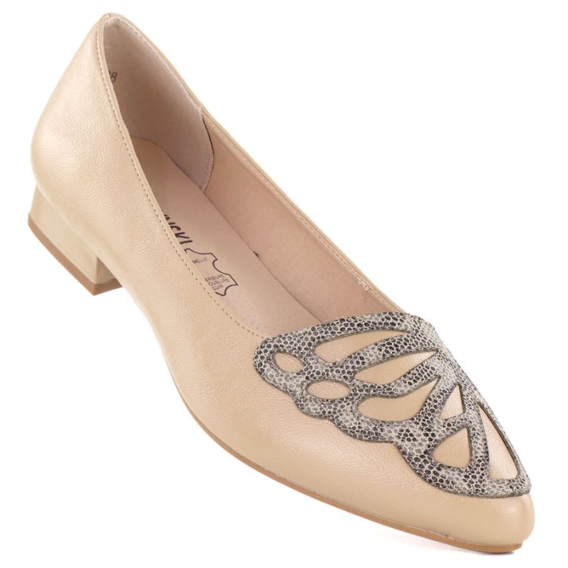 Beige women's shoes M.Daszyński SA201A-2 To be categorized Your Sports Performance